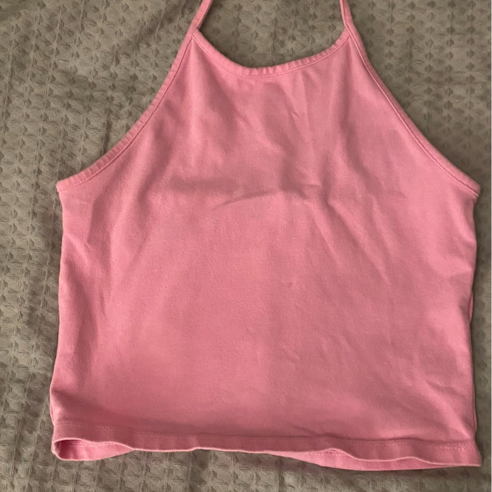 Brandy Melville Pink Halter Top